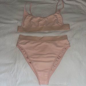 pink frankie’s bikini set